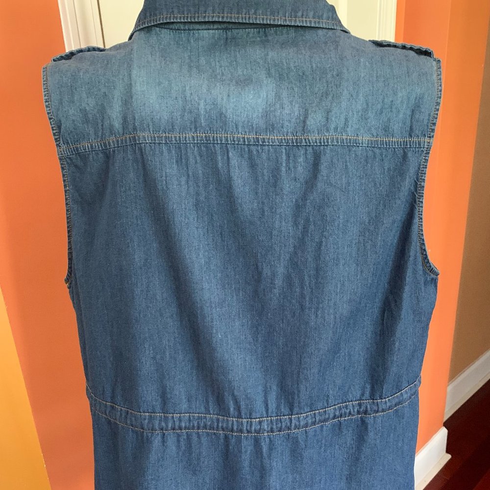 2Sable Denim Vest - Picture 3 of 8